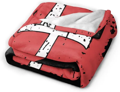Vista 2 de Crusader Knights Templar Cross - Manta térmica, ligera, súper suave y cálida para todas las estaciones, para sofás