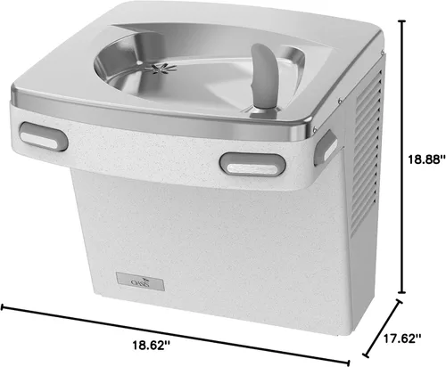 Vista 2 de Oasis Fuente refrigerada modelo de conservación de energía/agua VersaCooler II de PG8AC, Greystone Piedra gris