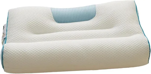 Vista 7 de Cervical Pillow for Neck, Neck Support Pillow, Soft Neck Protection Bed Pillow Shoulder Sleeping Pillow for Sleepers, Blue
