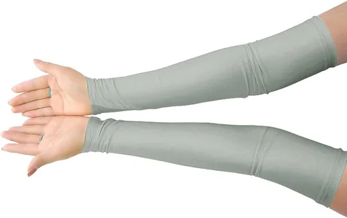Vista 13 de Shinningstar Guantes largos de elastano elástico sin dedos sobre el codo para niñas y niños adultos