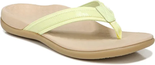Vista 14 de Vionic sandalias tipo flats para mujer Cuero Camo Negro
