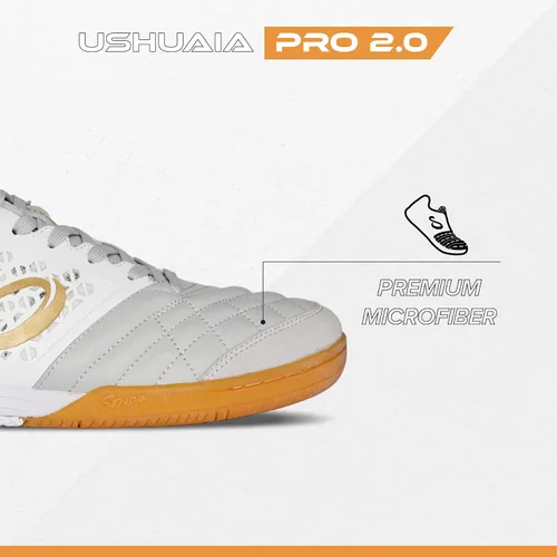 Vista 4 de SENDA Ushuaia Pro 2.0 - Zapatos de fútbol americano para interiores, cancha y fútbol sala (9.5 de hombre10.5 de mujer) y calcetines de agarre