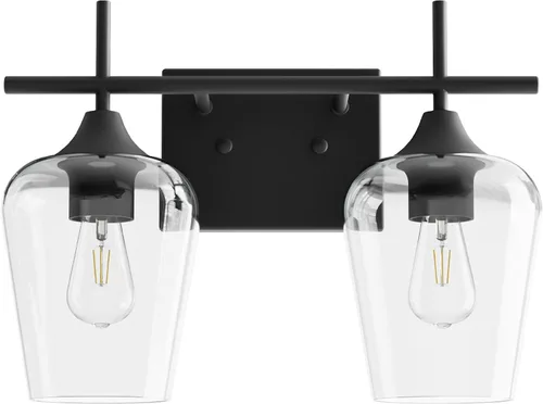 Vista 13 de VONLUCE Lámpara de tocador de baño, lámpara de baño de 2 luces sobre el Níquel