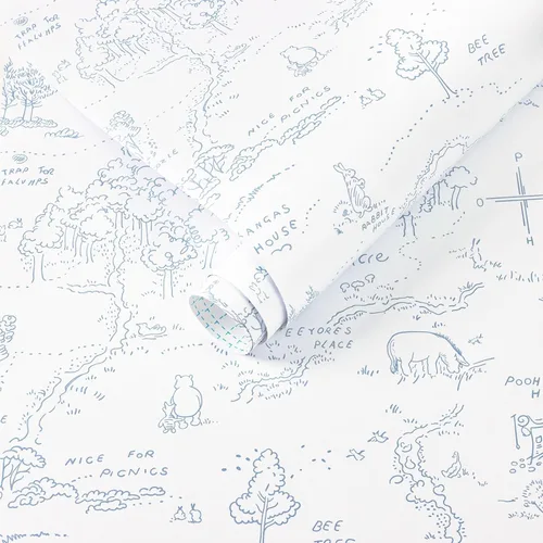 Vista 32 de Dimoon Papel tapiz floral de 78.7 x 16.1 pulgadas, papel de contacto negro grueso, papel tapiz grueso, papel tapiz delicado impermeable, hoja verde