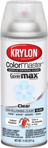Vista 11 de Krylon K05160202 ColorMaster Pintura + imprimación, plana, negro, 12 onzas