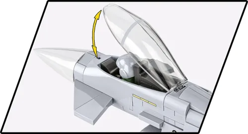 Vista 7 de COBI EUROFIGHTER (Alemania) - Conjunto de construcción de avión histórico, 644 piezas