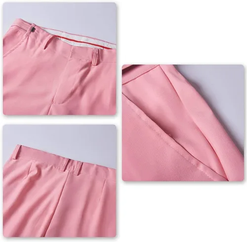 Vista 6 de Cloudstyle Traje de hombre de un solo pecho con un botón central de ventilación 2 piezas Slim Fit Trajes formales