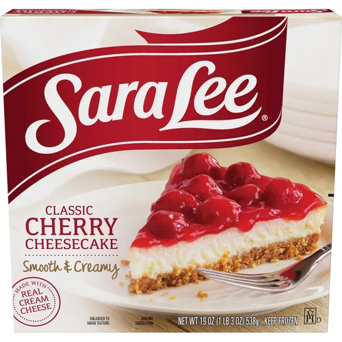 Vista 4 de Sara Lee Tarta de queso de cereza, 19 onzas, 12 por caja.