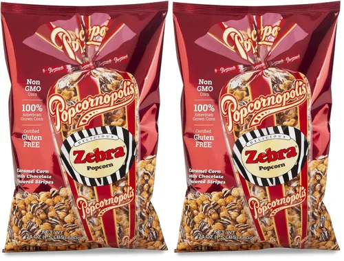 Vista 8 de Popcornopolis Zebra - Palomitas de maíz, 24 onzas