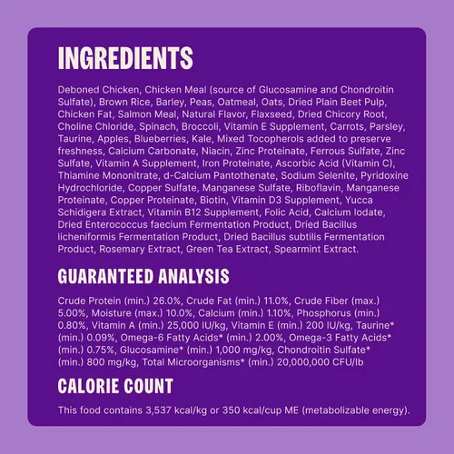 Vista 6 de Wellness Complete Health - Alimento seco para perros de raza grande con granos, ingredientes naturales, fabricado en Estados Unidos con carne real