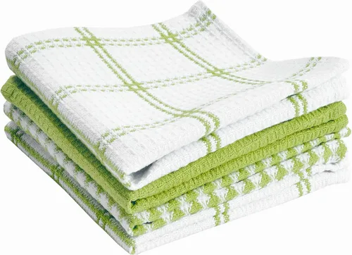 Vista 18 de T-Fal Paños de cocina de gofres de alta calidad: altamente absorbentes, súper suaves de larga duración, 100% algodón, 12 x 13 pulgadas, toalla plana