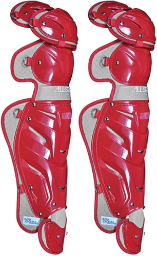 Vista 15 de All-Star Adult System 7 - Protector de piernas, recortado gris, corto de 15.5 pulgadas de longitud