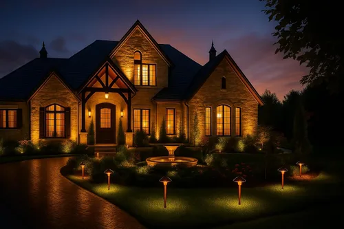 Vista 8 de Luz LED Pathway 126 para paisaje (paquete de 4) 12 V, cobre sólido, bajo voltaje, 4 W, G4, bombilla LED incluida para exteriores, hongos, seguridad