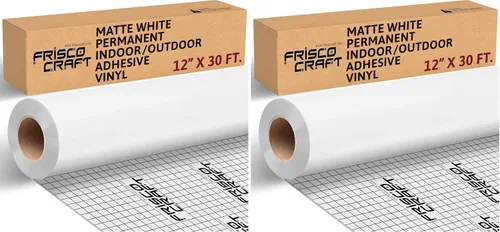 Vista 15 de Frisco Craft s Vinilo permanente azul brillante - 12" x 6 pies