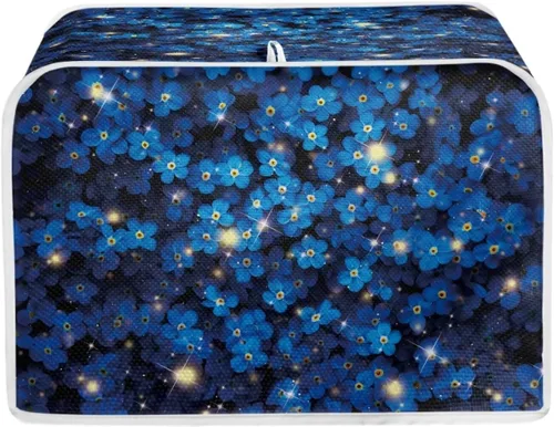 Vista 23 de Talayituse Autumn Maple Leaf Print Toaster Cover 2 Slice Bread Toaster Oven Cover Washable Toasters Dust Covers Kitchen Small Appliance Covers