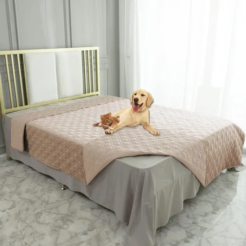 Vista 33 de Ameritex Manta Impermeable Reversible Cubierta para Cama de Perro Manta para Mascotas para Muebles Cama Sofá Sillón