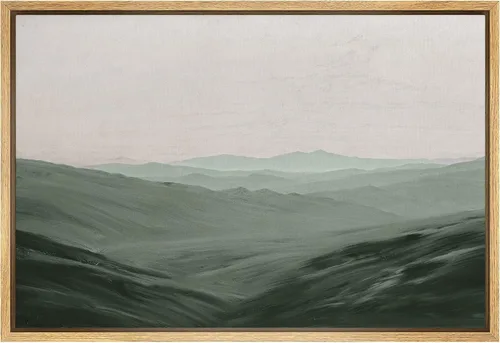 Vista 31 de SIGNFORD Lienzo Enmarcado Impresión Arte de Pared Océano Pastel Luz del Sol Puesta de Sol Horizonte Naturaleza Vida Silvestre Ilustraciones Arte