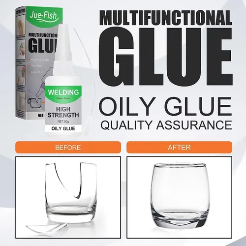 Vista 5 de Pegamento aceitoso Jue Fish Glue, soldadura de alta resistencia (1pcs)