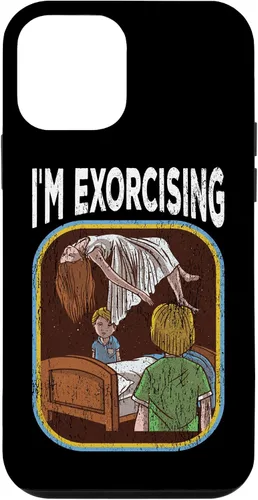 Vista 16 de Funda de nostalgia vintage de película de terror para iPhone 16