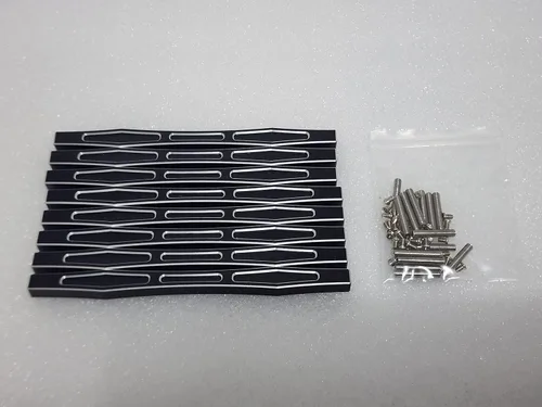 Vista 4 de H-TECH RC 1/10 CNC Kit de elevación de aluminio y enlace para CEN Racing Ford F250 Camión (negro)