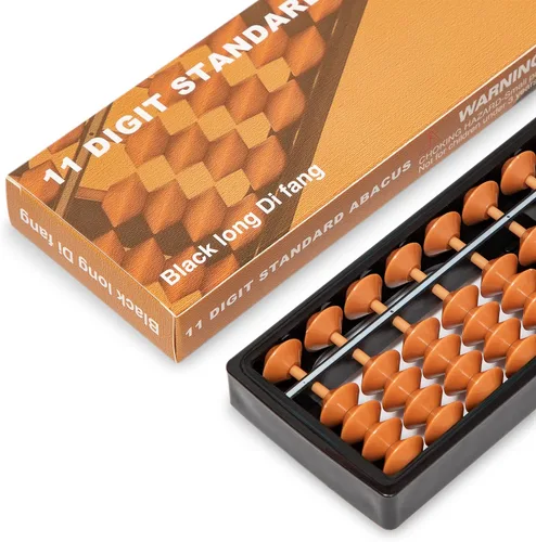 Vista 8 de Digital Standard Abacus-7.0 in-Calculadora profesional de soroban de 11 columnas (herramienta funcional y educativa)