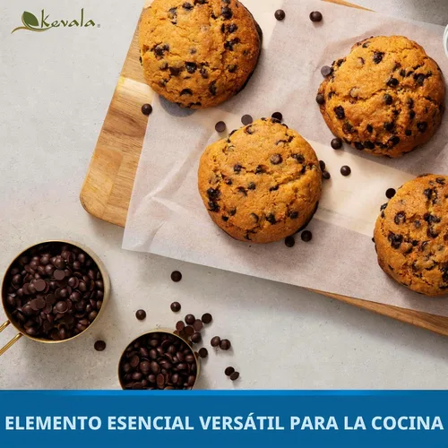 Vista 4 de Kevala Aceite de almendras dulces - 1/2 gal, 64 oz, aceite prensado en frío con vitamina E