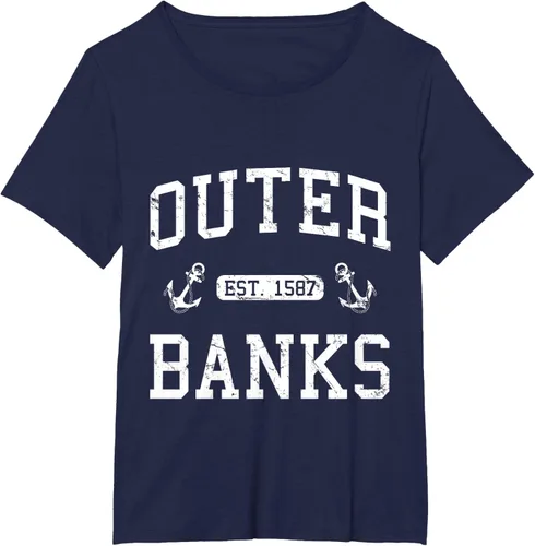 Vista 16 de Out-Banks NC North Carolina - Camiseta