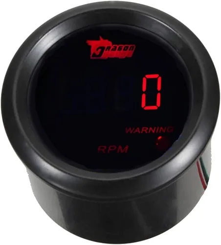 Vista 10 de ESUPPORT Medidor digital de turbo boost para coche de 2" (52mm) con luz LED roja PSI