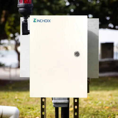 Vista 6 de Caja Eléctrica Exterior 12 x 12 x 8'' Gabinete NEMA 4X Caja de Acero Impermeable Caja de Conexiones Eléctrica Bloqueable Gabinete Eléctrico Exterior
