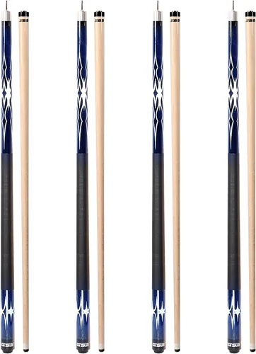 Vista 16 de GSE Games & Sports Expert 58" 2-Piece Canadian Maple Hardwood Billiard Pool Cue Sticks for Men/Women, House or Commercial/Bar Use