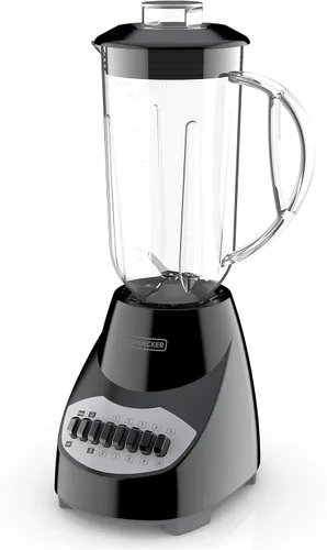 Vista 2 de BLACK+DECKER Crush Master Blender, 10 velocidades con cuchillas de acero inoxidable, negro, BL2010BP y BLACK+DECKER - Tostadora de ranura extra