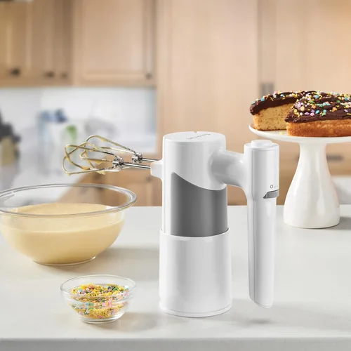 Vista 2 de Cuisinart Batidora de mano de 5 velocidades, HM-150, color blanco