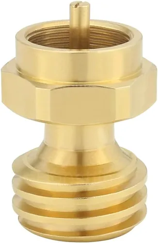 Vista 6 de Hooshing Adaptador de propano de 1 libra para cilindro desechable desechable, adaptador de tanque de propano de 1 lb a 20 lb para parrilla