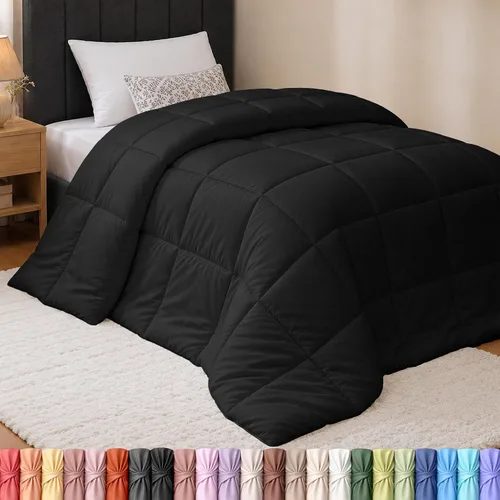 Vista 42 de Utopia Bedding - Juego de edredones de plumón con inserción de edredón acolchado con esquinas y pestañas, edredones alternativos cosidos en caja