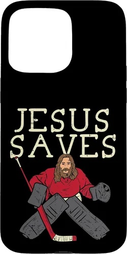 Vista 31 de Jesus Save Ice Hockey Goalie Religious Christian Goaltender Case for iPhone 17
