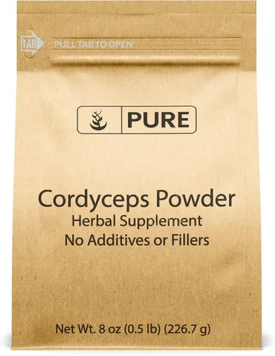 Vista 6 de Pure Original Ingredients - Cola de pavo, Reishi y Cordyceps en polvo, natural, suplementos