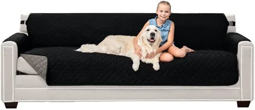 Vista 69 de Sofa Shield - Funda para sofá Loveseat con correa patentada, protector de cojín, funda reversible diseñada en EE. UU. resistente a manchas