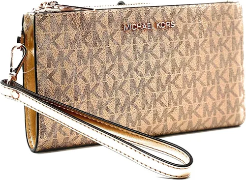 Vista 3 de Michael Kors Jet Set - Pulsera de viaje con doble cremallera para mujer Oro Rosa 35f8gtvw0l