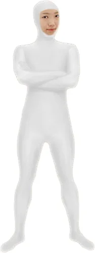 Vista 17 de VSVO Body completo Zentai de cara abierta de elastano para adultos y niños