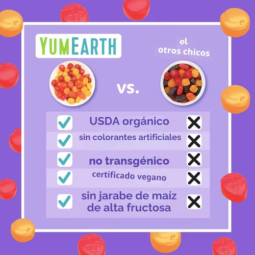 Vista 5 de YumEarth - Caja de botanas de frutas orgánicas, 0.7 oz (paquete de 10)