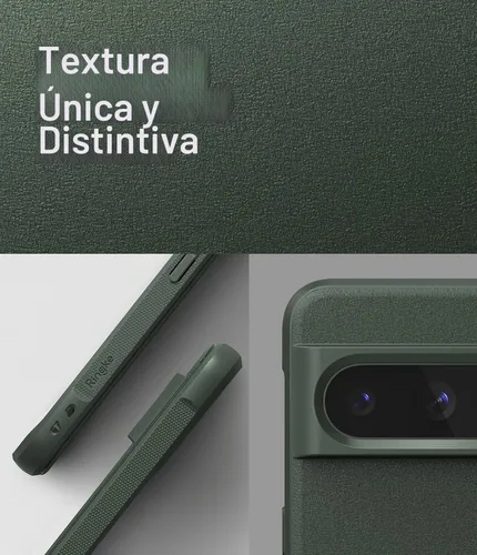 Vista 5 de Ringke Onyx - Funda compatible con Google Pixel 8 Pro [verde oscuro] + vidrio compatible con Google Pixel 8 Pro