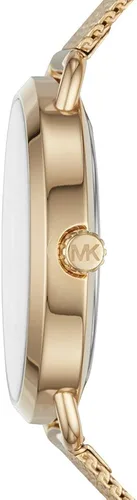 Vista 4 de Michael Kors Portia - Reloj de acero inoxidable de tres manecillas para mujer