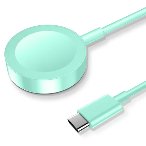 Vista 9 de Cable de carga magnético para cargador de Apple Watch, puerto USB C, cable de carga inalámbrico compatible con iWatch Series