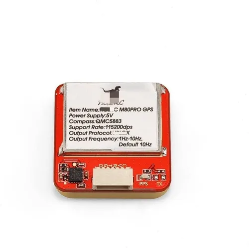 Vista 2 de Accesorios para drones para HGLRC M80 PRO GLONASS Galileo QZSS SBAS BDS Módulo GPS QMC5883 Antena de ganancia de brújula para avión RC FPV Drones