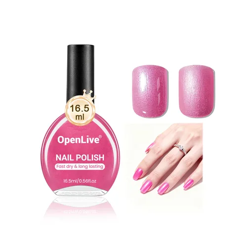 Vista 18 de OpenLive 16.5ml Esmalte de uñas verde oscuro de gran volumen de secado rápido, brillo duradero, para uñas de dedos y dedos de los pies, arte de uñas
