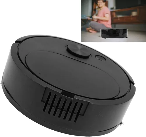 Vista 4 de Aspirador robot, aspiradora multifuncional, aspiradora robótica, carga USB, mini robot de barrido inteligente, ideal para suelos duros, alfombras