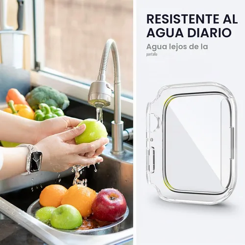 Vista 4 de Tensea para Funda protectora de pantalla impermeable para Apple Watch de 40 mm, Serie SE 3/Serie SE 2ª Generación/SE/Serie 6/5/4, accesorios
