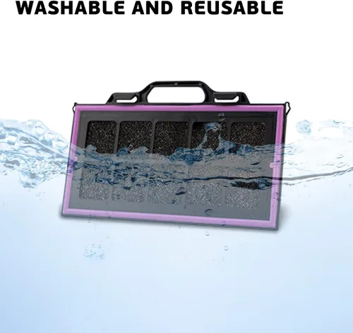 Vista 3 de Filtro HEPA de repuesto y filtro reutilizable apto para filtros extractores de polvo, filtro de vacío, compatible con JIENUO JN501, paquete de 2