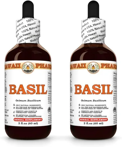 Vista 3 de Basil Extracto de líquido, Basil (ocimum basilicum) Tintura Herbal Suplemento