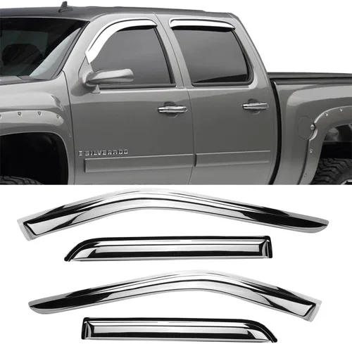 Vista 14 de Protectores de lluvia cromados para ventana GMC Terrain 94167Y 2010-2017